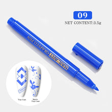 Load image into Gallery viewer, 1 Pc Nail Art Graffiti Pen Black Color UV Gel Polish Design Dot Painting Detailing Pen Brushes DIY Nail Art Adorn Tools