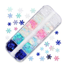 Load image into Gallery viewer, Holographic Butterfly Flakes Nail Art Glitter Sparkly 3D Laser Butterfly Sequins Tips DIY Polish Nail Art Decorations Manicure