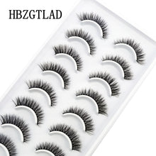 Load image into Gallery viewer, 41 Styles 10 pairs natural long 3D mink false eyelashes fake lashes makeup kit Mink Lashes extension eye lashes short eyelashes
