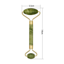 Load image into Gallery viewer, Natural Jade Roller Guasha Skin Scraper Facial Set Facial Stone Firming Face Anti-Aging Puffy Eyes Massager Neck Anti Wrinkle