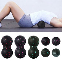 Load image into Gallery viewer, EPP Lacrosse Myofascia Ball Peanut Massage Ball High Density Lightweight Fitness Body Fascia Exercise Relieve Pain Yoga Ball