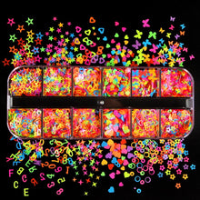 Load image into Gallery viewer, Holographic Butterfly Flakes Nail Art Glitter Sparkly 3D Laser Butterfly Sequins Tips DIY Polish Nail Art Decorations Manicure