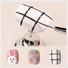 Load image into Gallery viewer, 3Pcs French Stripe Nail Art Liner Brush Set 3D Tips Line Stripes DIY Drawing Pen UV Gel Brushes Painting Pen Manicure Tools