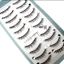 Load image into Gallery viewer, NEW 10 Pairs Natural False Eyelashes Fake Lashes Long Makeup 3d Mink Lashes Extension Eyelash Mink Eyelashes for Beauty 54