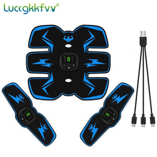 Load image into Gallery viewer, USB Rechargeable EMS Muscle Stimulator Wireless Buttocks Hip Trainer Abdominal ABS Stimulator Fitness Body Slimming Massager