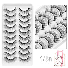 Load image into Gallery viewer, 5/10Pairs 3D Mink Lashes Natural Eyelashes Dramatic False Eyelashes Faux Cils Makeup Wholesale Fake Eyelash Extension maquiagem