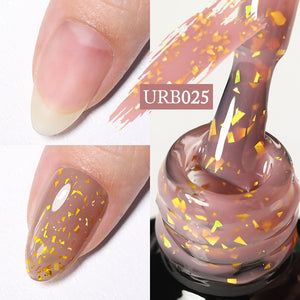 UR SUGAR 7ml Gold Glitter Gel Nail Polish Platinum Shining Mineral Sequins Soak Off UV LED Gel Nail Semi Permanent Manicure