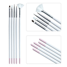 Load image into Gallery viewer, 3Pcs French Stripe Nail Art Liner Brush Set Tips Ultra-thin Line Drawing Pen Dual End UV Gel Painting Brushes Manicure Tools