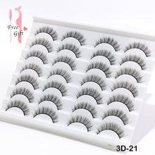 Load image into Gallery viewer, AYRMILLA Natural False Eyelashes 5/10/14Pairs Dramatic 3D Mink Lashes Thick Fake Eyelash Extension Faux Cils Makeup maquiagem