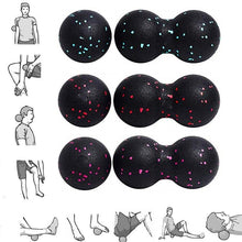 Load image into Gallery viewer, EPP Lacrosse Myofascia Ball Peanut Massage Ball High Density Lightweight Fitness Body Fascia Exercise Relieve Pain Yoga Ball