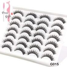 Load image into Gallery viewer, AYRMILLA Natural False Eyelashes 5/10/14Pairs Dramatic 3D Mink Lashes Thick Fake Eyelash Extension Faux Cils Makeup maquiagem