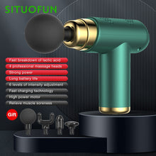 Load image into Gallery viewer, SITUOFUN Portable Massage Gun Deep Tissue Muscle Electric Massager Pain Relief For Body Neck Back Relaxation Fitness Slimming