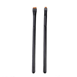 Professional Eyeliner Brush High Quality Black Flat Eyebrow Application Lip Tools for Cosmetic Makeup Instruments Supplies Kit