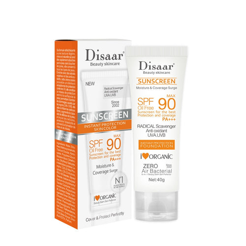 Summer Sunscreen Cream Facial Skin Care Suns Cream Sunblock Spf Max 50 / 90 Oil Free protector solar Face cream