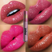 Load image into Gallery viewer, Waterproof Diamond Shimmer Glitter Lip Gloss 18 Colors Matte Glitter Liquid Lipstick Diamond Pearl Colour Lip Gloss Sexy Make Up