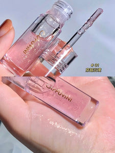 Transparent Crystal Jelly Lipgloss Shiny Clear Mirror Moisturizing Lip Balm Glitter Liquid Lipstick Lip Oil Fruit Taste Lip Tint