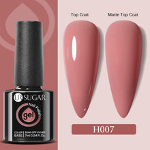 Load image into Gallery viewer, UR SUGAR 7.5ml 7ml Glass Bottle Milky Jelly White Gel Nail Polish White Color UV Led Gel Varnish For Manicure Nail Art Base Top
