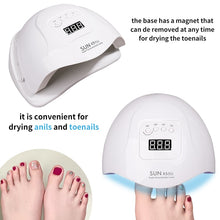 Load image into Gallery viewer, Led Lamp For Nails Uv Nail Drying Light For Gel Nail Manicure Polish Cabin Lamps Dryer Machine Nails Equipment Professional
