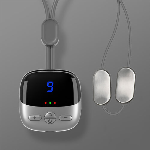 Hanging Cervical Spine Massager Mini Pulse Shoulder Cervical Massage Hot Compress with Heating Cervical Neck Pulse Massage