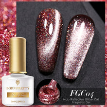 Load image into Gallery viewer, BORN PRETTY 7ml 9D Laser Cat Magnetic Gel Nail Gel Pink Magnetic Gel Soak Off UV LED Nail Varnish UV Gel Need Pink Nude Base