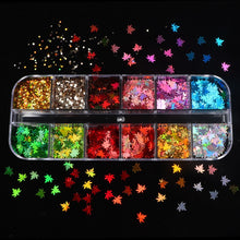 Load image into Gallery viewer, Holographic Butterfly Flakes Nail Art Glitter Sparkly 3D Laser Butterfly Sequins Tips DIY Polish Nail Art Decorations Manicure
