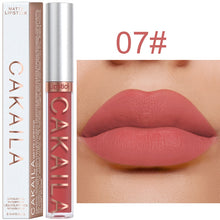 Load image into Gallery viewer, Sexy Long Lasting Velvet Matte Lip Gloss Liquid Lipstick Lip Makeup Women Beauty Red Nonstick Cup Waterproof Lip Gloss YZL2