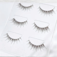 Load image into Gallery viewer, NEW Wholesale Mink Eyelashes 3pair lashes invisible band mink lashes reusable false eyelashes Makeup in Bulk