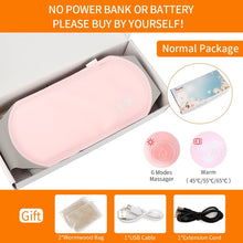Load image into Gallery viewer, Washable Menstrual Heating Pad Electric Warm Lady Uterus Reduce Menstrual Stomachache Waist Pain Hot Compress 6 Modes Massager