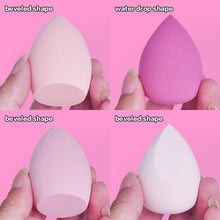 Load image into Gallery viewer, 4pcs Makeup Sponge Powder Puff Dry and Wet Combined Beauty Cosmetic Ball Foundation Powder Puff Bevel Cut Make Up Sponge Tools