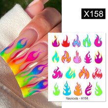 Load image into Gallery viewer, Harunouta 1 Sheet Nail Water Decals Transfer Lavender Spring Flower Leaves Nail Art Stickers Nail Art Manicure DIY