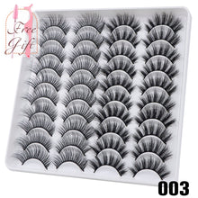 Load image into Gallery viewer, AYRMILLA 5/20Pairs 3D Mink Lashes Natural False Eyelashes Dramatic Thick Fake Eyelash Extension Faux Cils Wholesale Makeup Tools