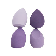 Load image into Gallery viewer, 4pcs Makeup Sponge Powder Puff Dry and Wet Combined Beauty Cosmetic Ball Foundation Powder Puff Bevel Cut Make Up Sponge Tools