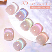 Load image into Gallery viewer, BORN PRETTY 7ml 9D Laser Cat Magnetic Gel Nail Gel Pink Magnetic Gel Soak Off UV LED Nail Varnish UV Gel Need Pink Nude Base