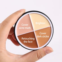 Load image into Gallery viewer, 4 Colors Makeup Concealer Palette Waterproof Moisturizing Face Contour Bronzer Make Up Face Foundation Cream Concealer