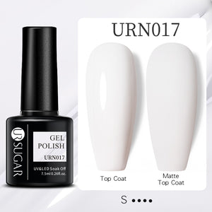 UR SUGAR 7.5ml Thermal Ultra-thin Glitter Gel Soak Off UV Gel Color-chaging Snowflake Temperature Color Change Nail Art Varnish