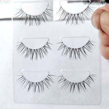 Load image into Gallery viewer, NEW Wholesale Mink Eyelashes 3pair lashes invisible band mink lashes reusable false eyelashes Makeup in Bulk