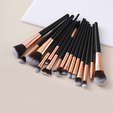 Load image into Gallery viewer, FJER Makeup Brushes Premium Synthetic Foundation Powder Concealers Eye Shadows Makeup Kit 9PCS-24 PCS Brush Set (Black Rose)