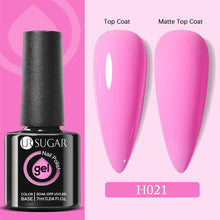 Load image into Gallery viewer, UR SUGAR 7.5ml 7ml Glass Bottle Milky Jelly White Gel Nail Polish White Color UV Led Gel Varnish For Manicure Nail Art Base Top