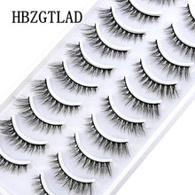 Load image into Gallery viewer, NEW 10 Pairs Natural False Eyelashes Fake Lashes Long Makeup 3d Mink Lashes Extension Eyelash Mink Eyelashes for Beauty 54