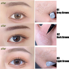 Load image into Gallery viewer, New 3/1Pc Waterproof Liquid Eyebrow Easy To Color Sweat-proof Eyebrow Pen 0.01MM Ultra Thin Head Eye Makeup Cosmetic Wholesale
