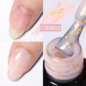 UR SUGAR 7ml Gold Glitter Gel Nail Polish Platinum Shining Mineral Sequins Soak Off UV LED Gel Nail Semi Permanent Manicure