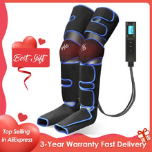 Load image into Gallery viewer, 360° Foot air pressure leg massager promotes blood circulation, body massager, muscle relaxation, lymphatic drainage device 2022