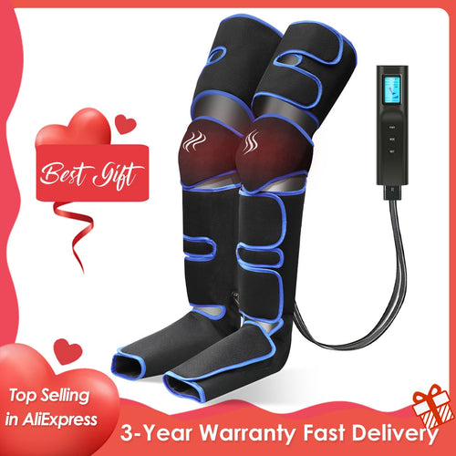 360° Foot air pressure leg massager promotes blood circulation, body massager, muscle relaxation, lymphatic drainage device 2022