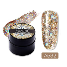 Load image into Gallery viewer, ROSALIND Gel Nail Polish Glitter Paint Hybrid Varnishes Shiny Top Base Coat For Nails Set Semi Permanent For Manicure Nail Art