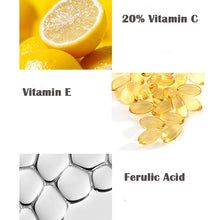 Load image into Gallery viewer, Skin Care Timeless 20% VITAMIN C + E Ferulic Acid Serum Antioxidant Whitening Moisturizing Face Serum Anti Wrinkle Brighten Skin