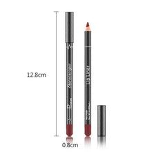 Load image into Gallery viewer, 6 12Pcs/Set Waterproof Pencil Lipstick Set Pen Matte Lip Liner Long Lasting Makeup Pens Easy to Wear Non-stick Cup карандаш для