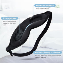 Load image into Gallery viewer, Silk Sleeping Mask Soft Smooth Sleep Mask For Eyes Travel Shade Cover Rest Relax Sleeping Blindfold Eye Cover Sleeping Aid
