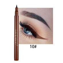 Load image into Gallery viewer, Waterproof Quick Dry Liquid Eyeliner Sweatproof Anti-oil Smudge-Proof Long-lasting Black Eyeliner Pencil Beauty Eyes Makeup Tool