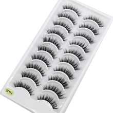 Load image into Gallery viewer, 41 Styles 10 pairs natural long 3D mink false eyelashes fake lashes makeup kit Mink Lashes extension eye lashes short eyelashes