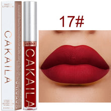 Load image into Gallery viewer, Sexy Long Lasting Velvet Matte Lip Gloss Liquid Lipstick Lip Makeup Women Beauty Red Nonstick Cup Waterproof Lip Gloss YZL2